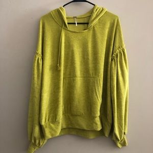 Free People Green Pullover Sweater